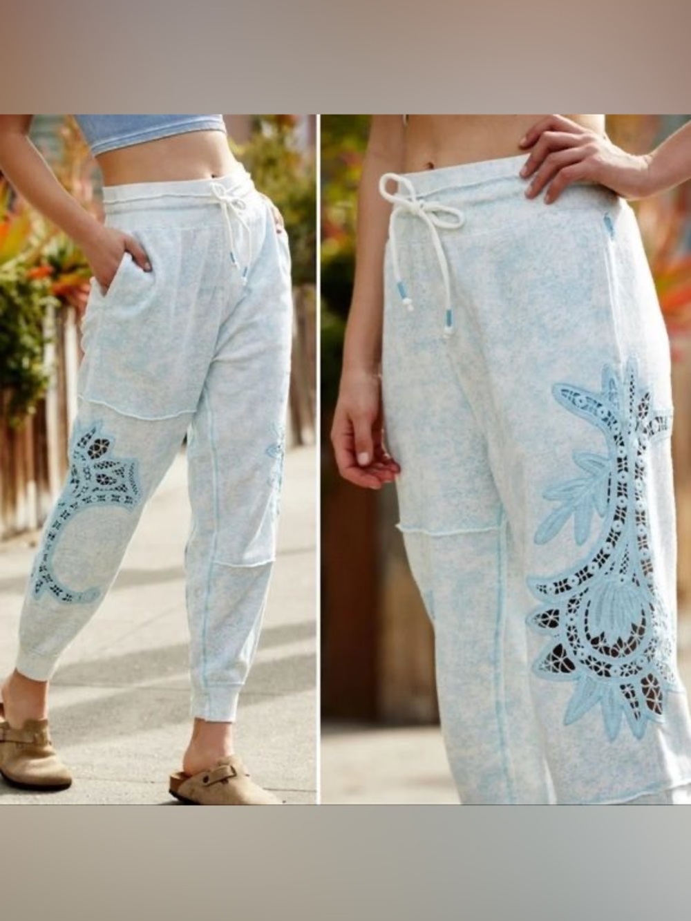 Free people sun & done matching lounge set